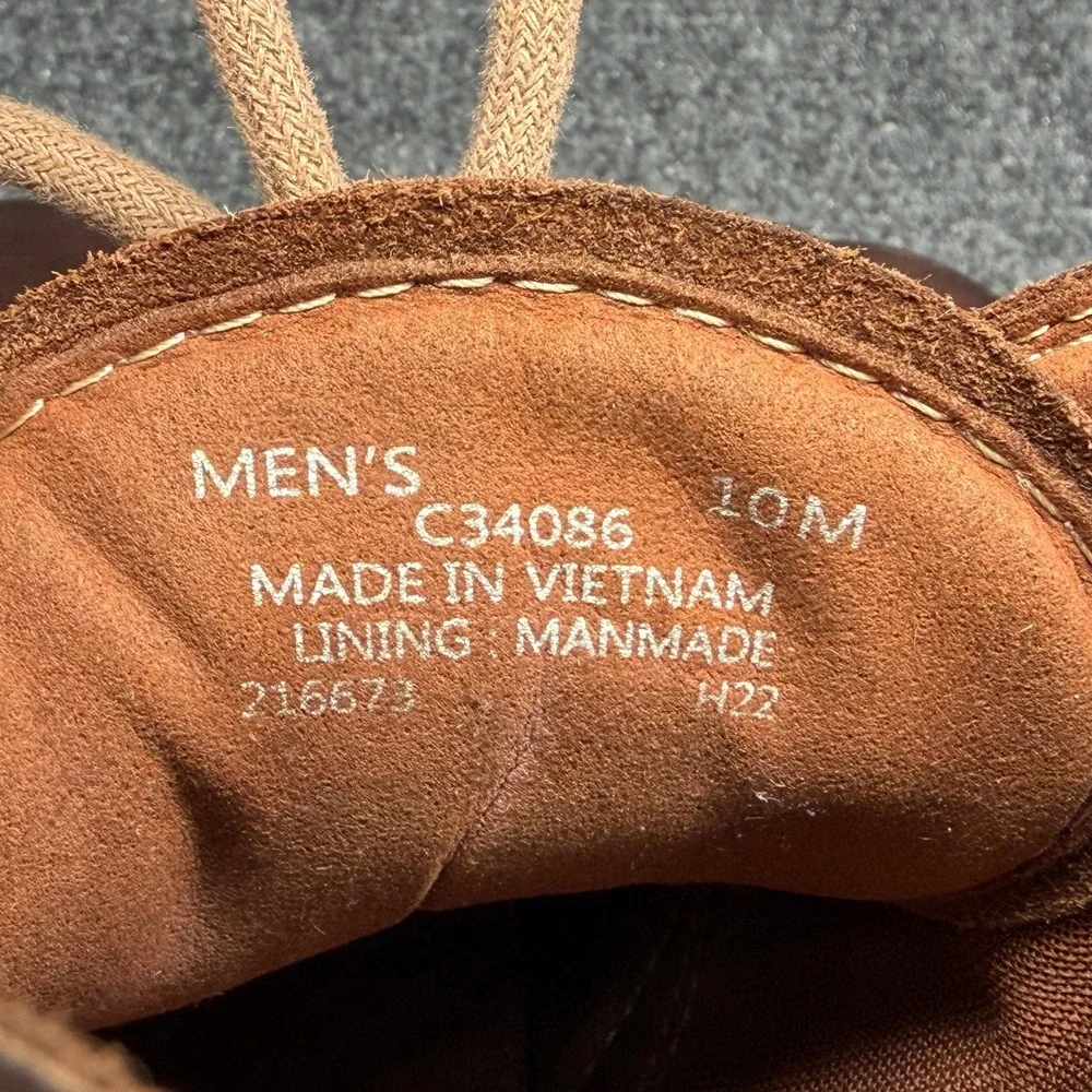 Cole Haan Grand Atlantic Chukka Boots Men's 10 Brown Leather Classic Casual Shoe